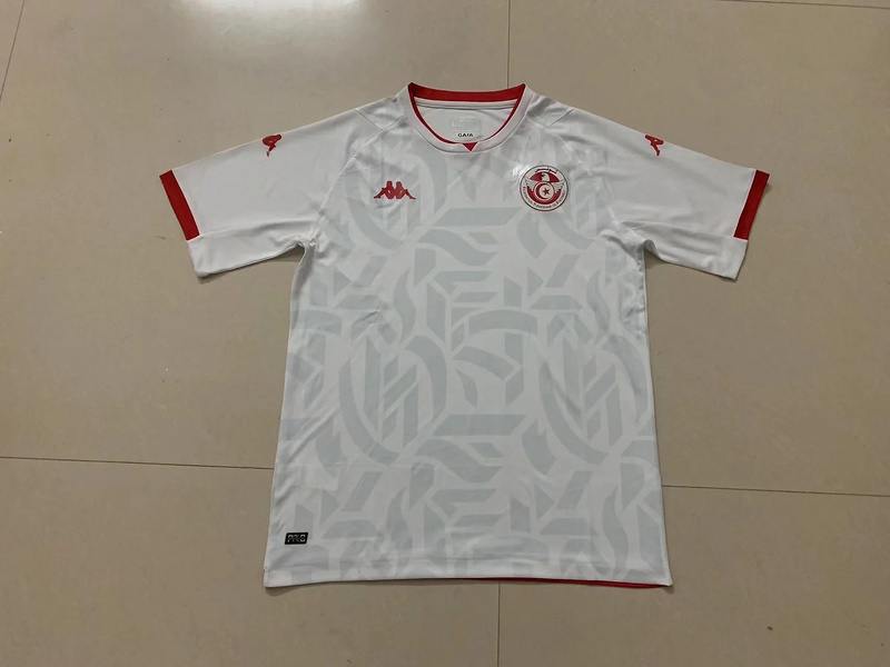 AAA Quality Tunisia 21/22 Away White Soccer Jersey